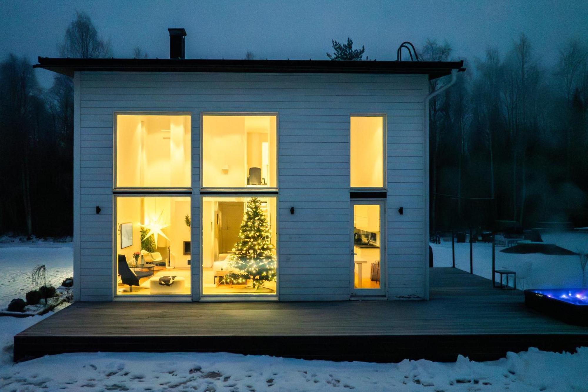 Villa Nightsky -Private Location, Sauna And Jacuzzi Rovaniemi Exterior photo